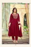 Noor By Ossm Mal Chanderi Embroidery Wholesale Kurti With Bottom Dupatta In India
